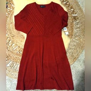 Jones New York knit sweater dress NWT